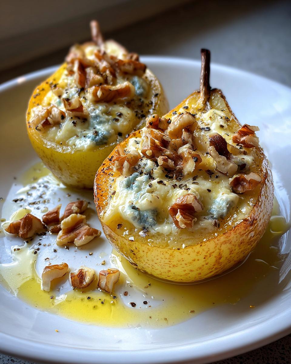 Elegant Blue Cheese Stuffed Pears Recipe - detail 3