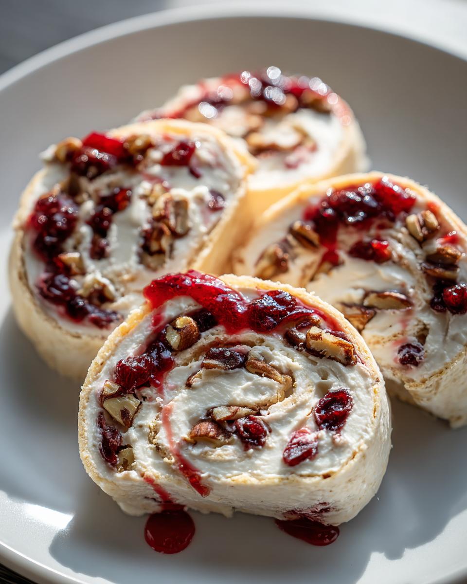 Festive Christmas Cranberry Roll Ups - detail 6