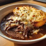 French Onion Beef Short Rib Soup