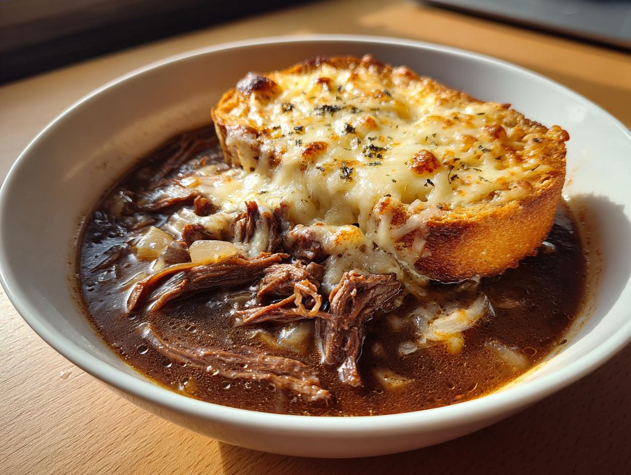 Irresistible French Onion Beef Short Rib Soup in 3 Hours