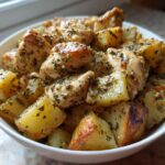Garlic Parmesan Crockpot Chicken and Potatoes