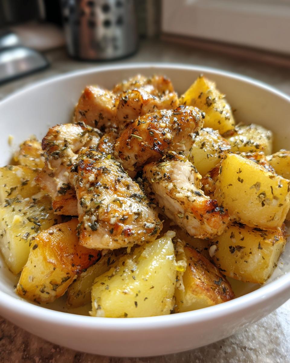 Garlic Parmesan Crockpot Chicken and Potatoes - detail 3