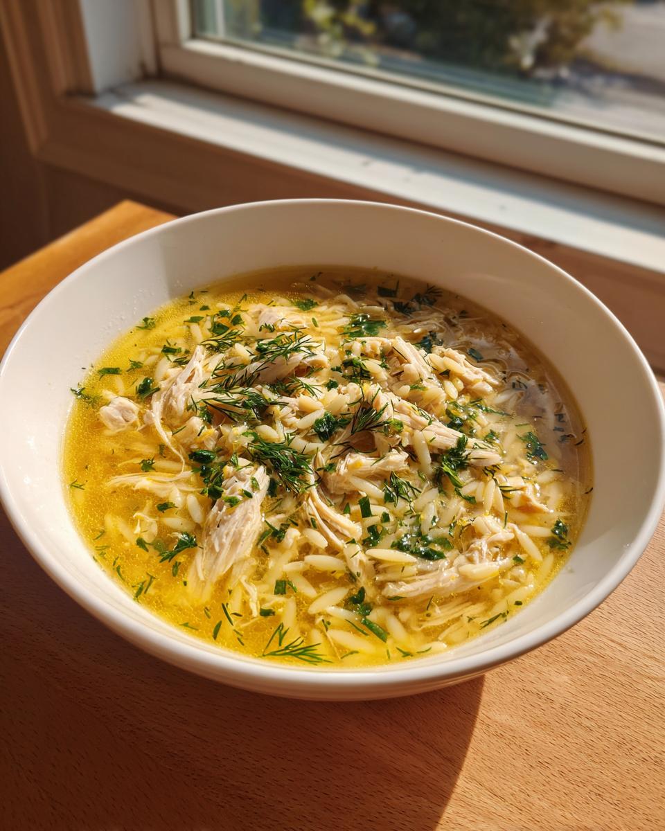 Greek Lemon Chicken Soup - detail 1