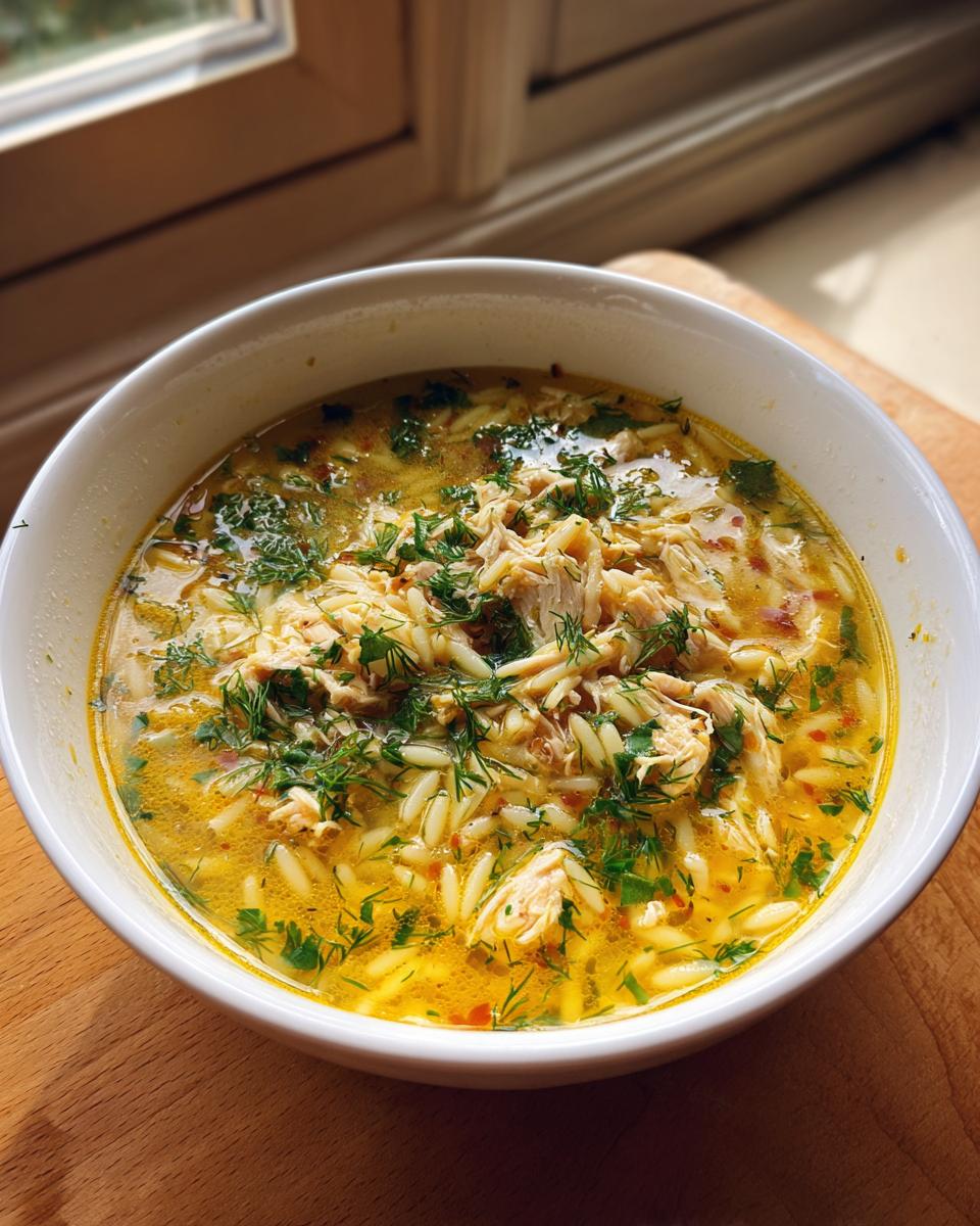 Greek Lemon Chicken Soup - detail 2