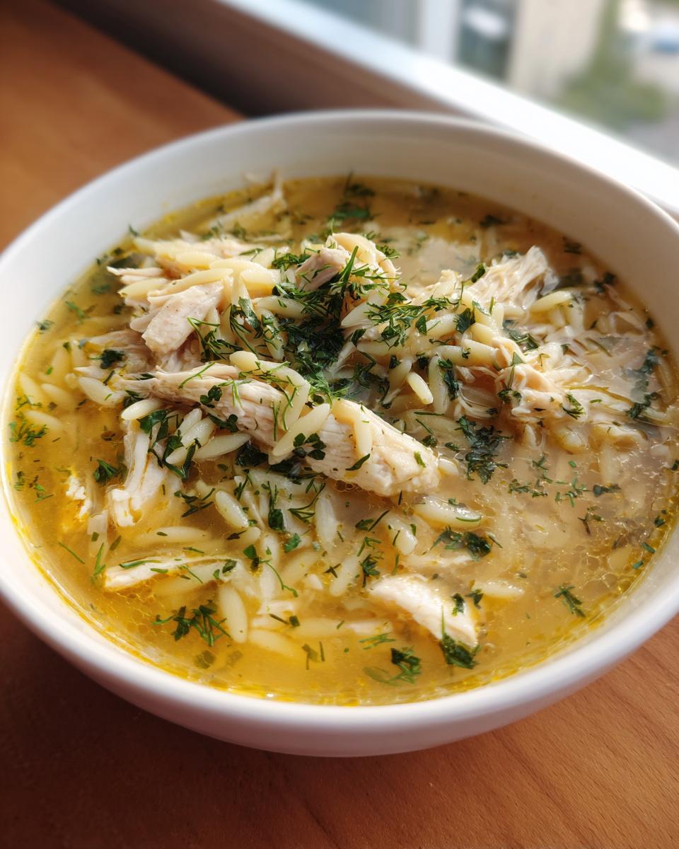 Greek Lemon Chicken Soup - detail 3