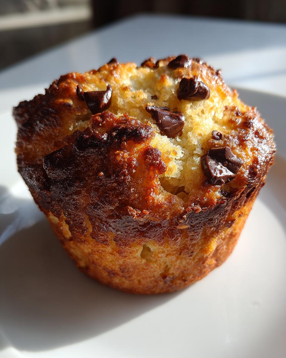 Greek Yogurt Chocolate Chip Muffins - detail 3
