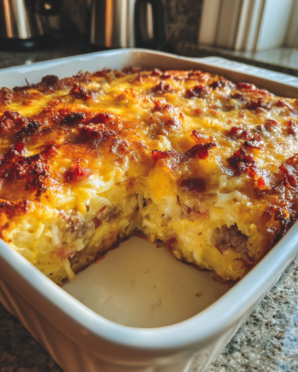 Hashbrown Breakfast Casserole - detail 1