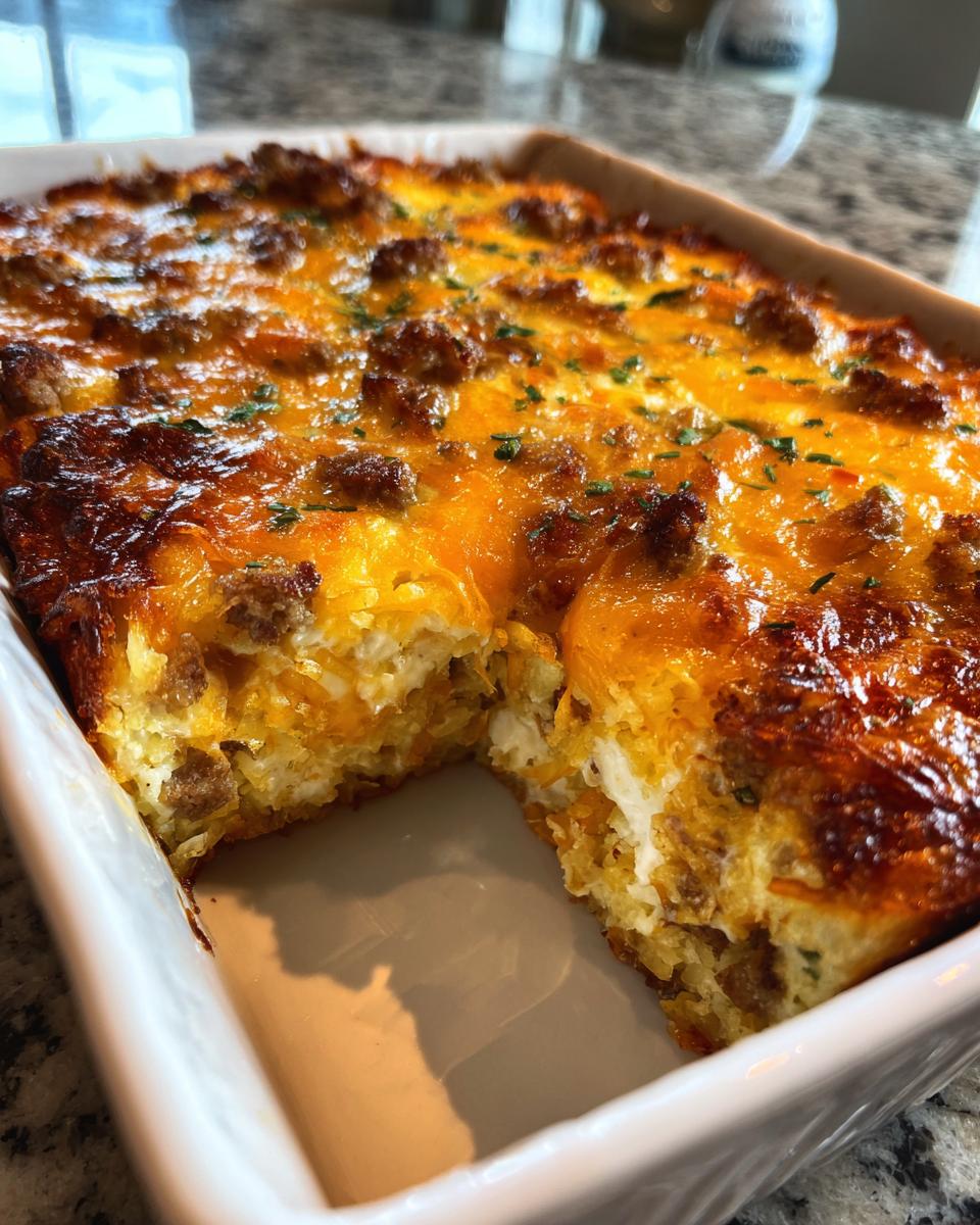 Hashbrown Breakfast Casserole - detail 2