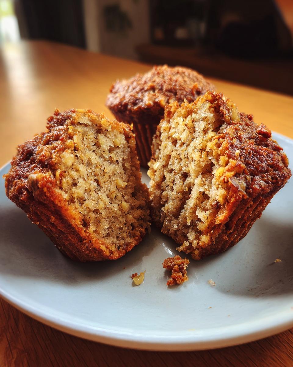 Healthy Banana Oatmeal Muffins - detail 1