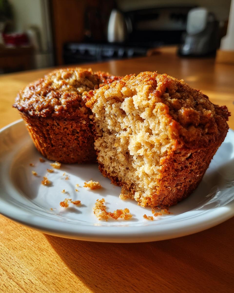 Healthy Banana Oatmeal Muffins - detail 2