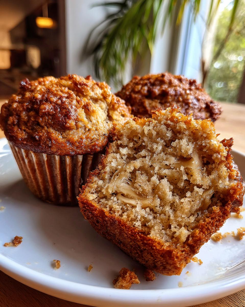 Healthy Banana Oatmeal Muffins - detail 4