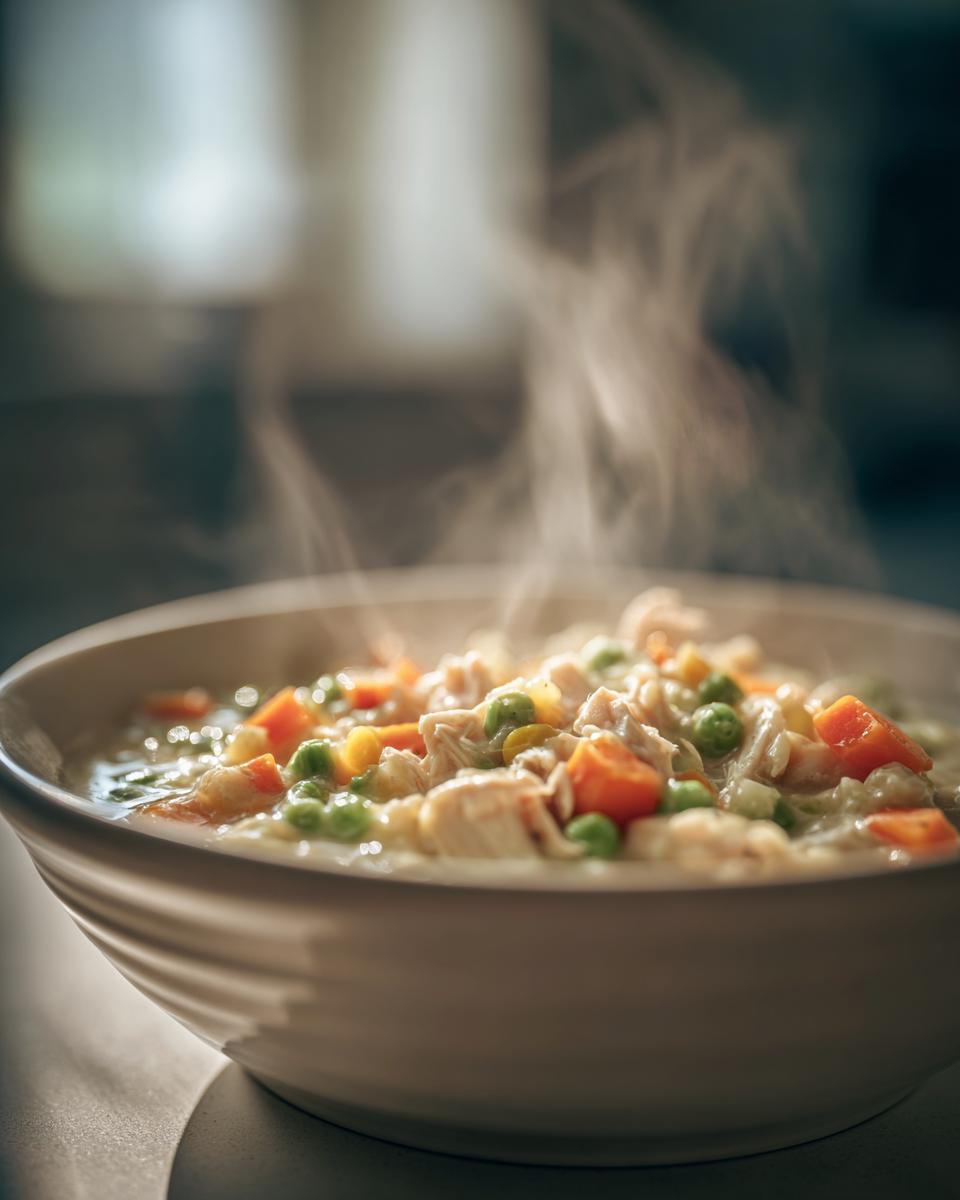 Healthy Chicken Pot Pie Soup - detail 2