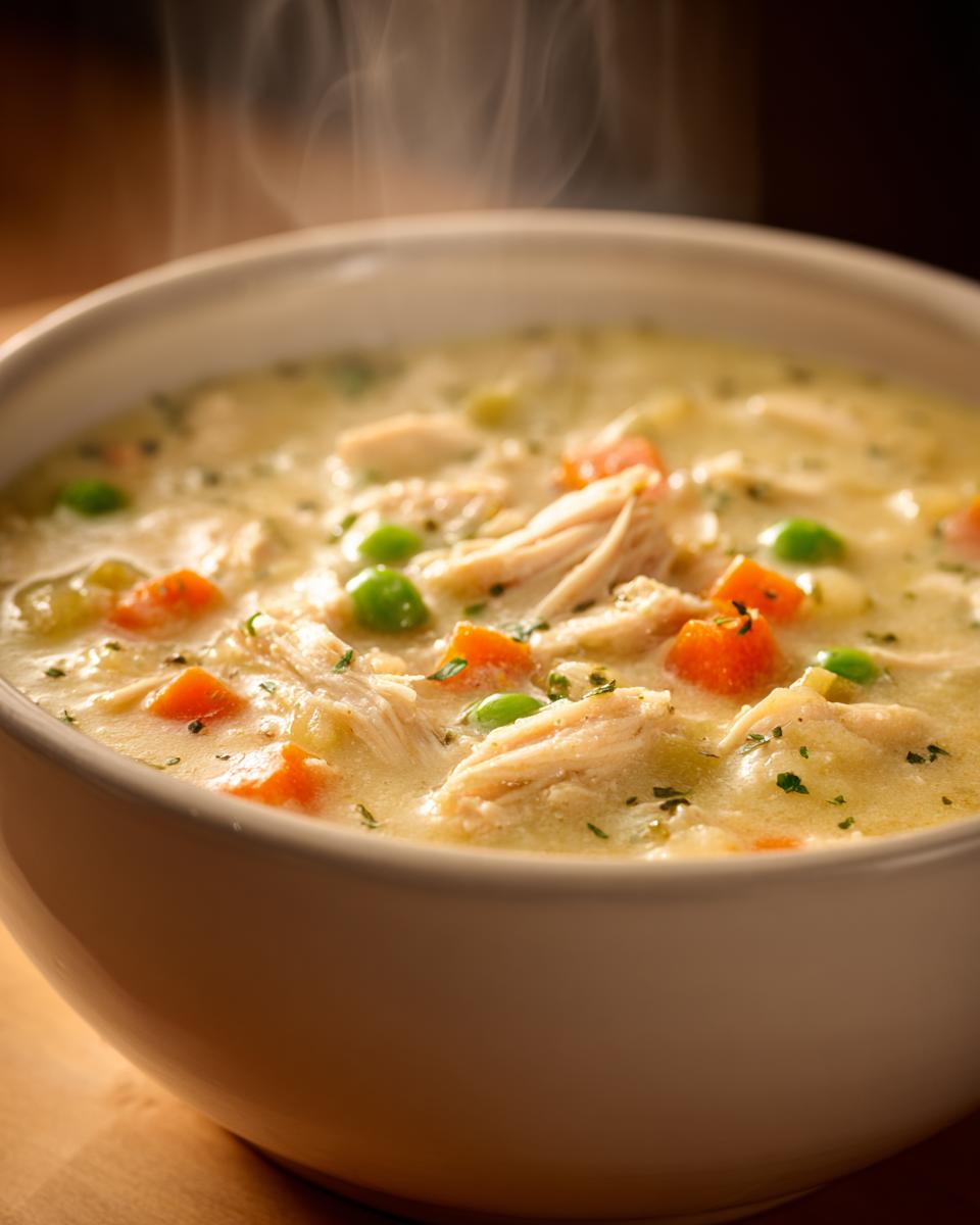 Healthy Chicken Pot Pie Soup - detail 4