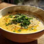 Healthy Mediterranean Cauliflower Soup