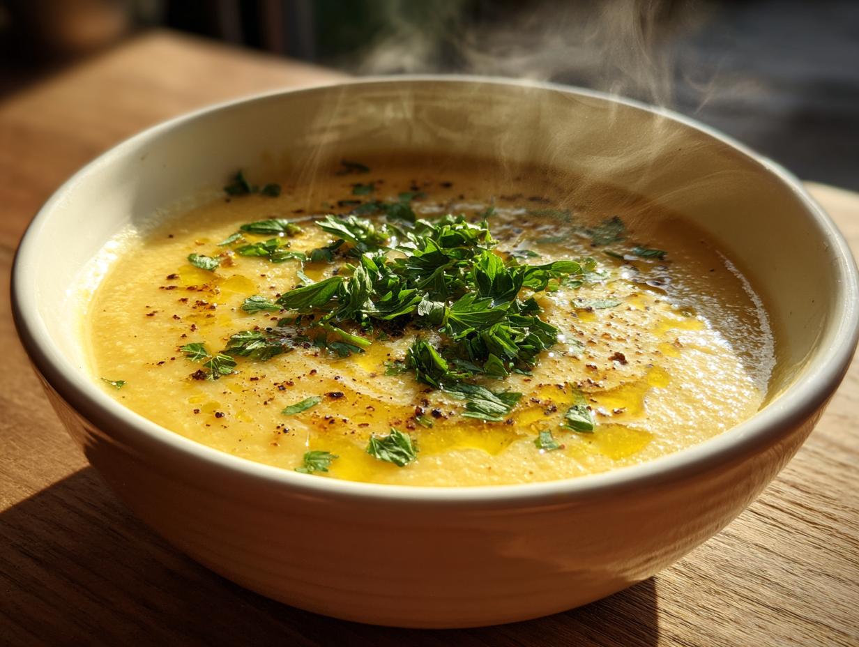 Hearty 35-Min Mediterranean Cauliflower Soup You’ll Crave