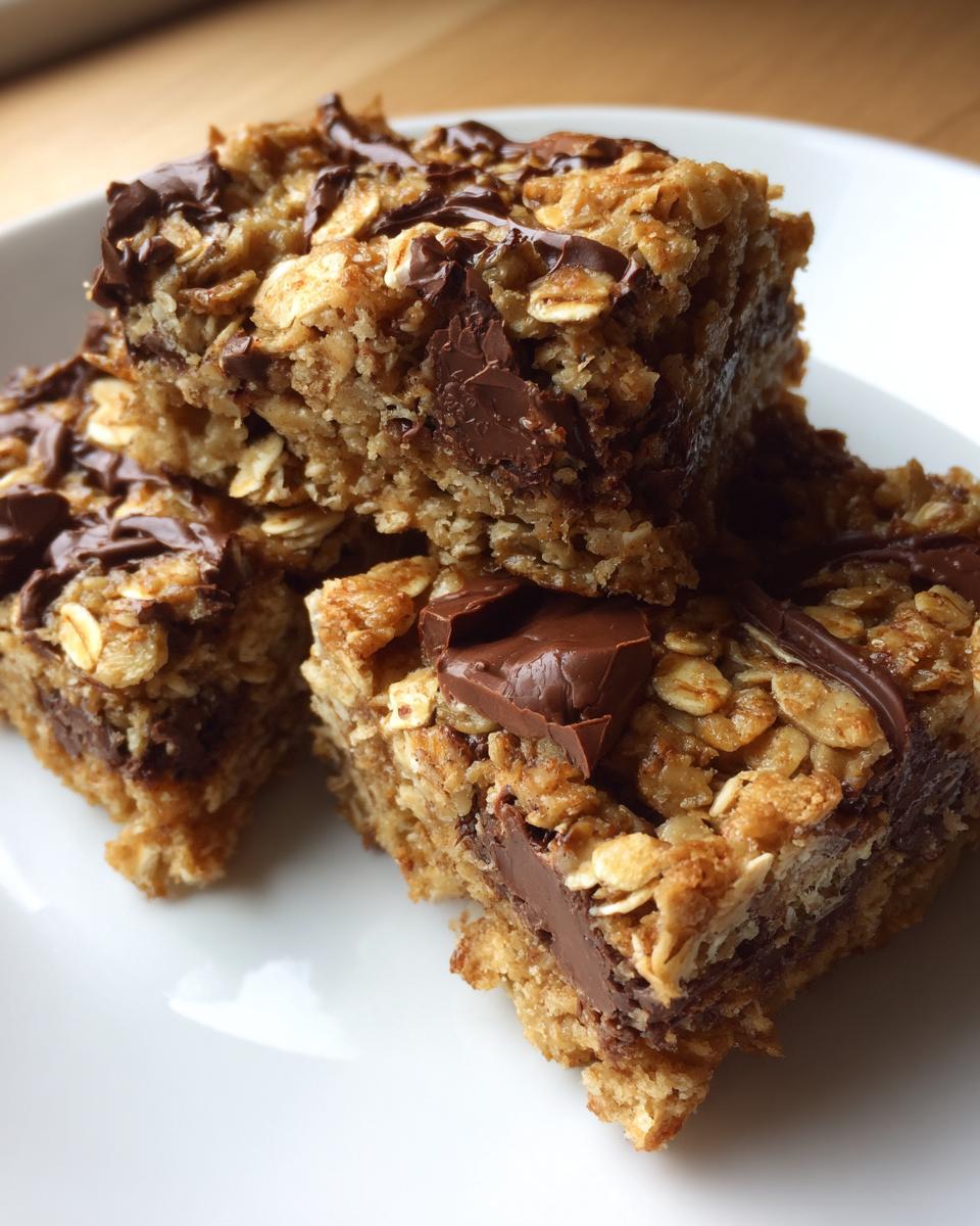 Healthy Oatmeal Bars Breakfast (Vegan + Gluten Free) - detail 2