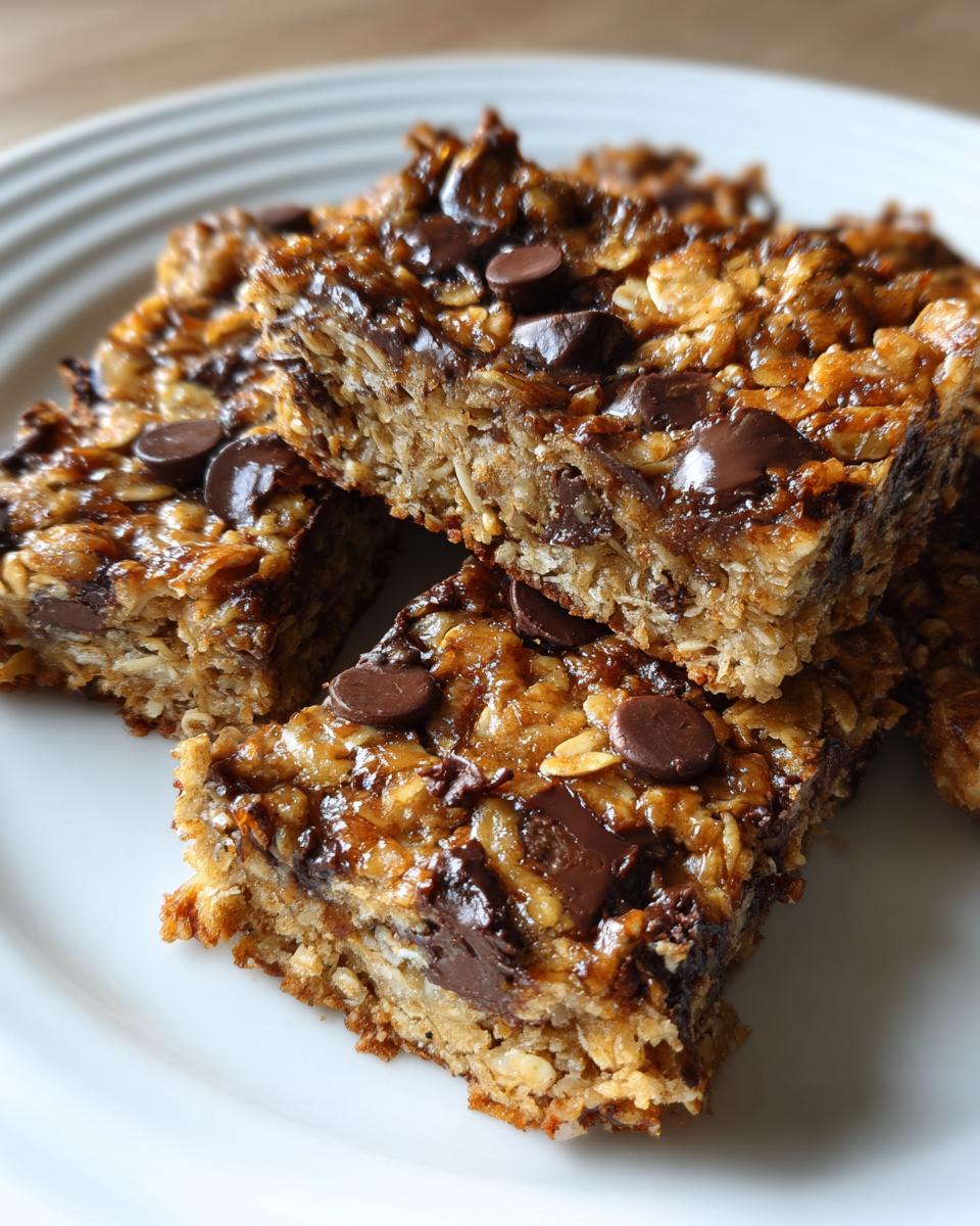 Healthy Oatmeal Bars Breakfast (Vegan + Gluten Free) - detail 3