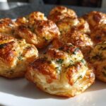 Herb & Cheese Stuffed Puff Pastry Bites