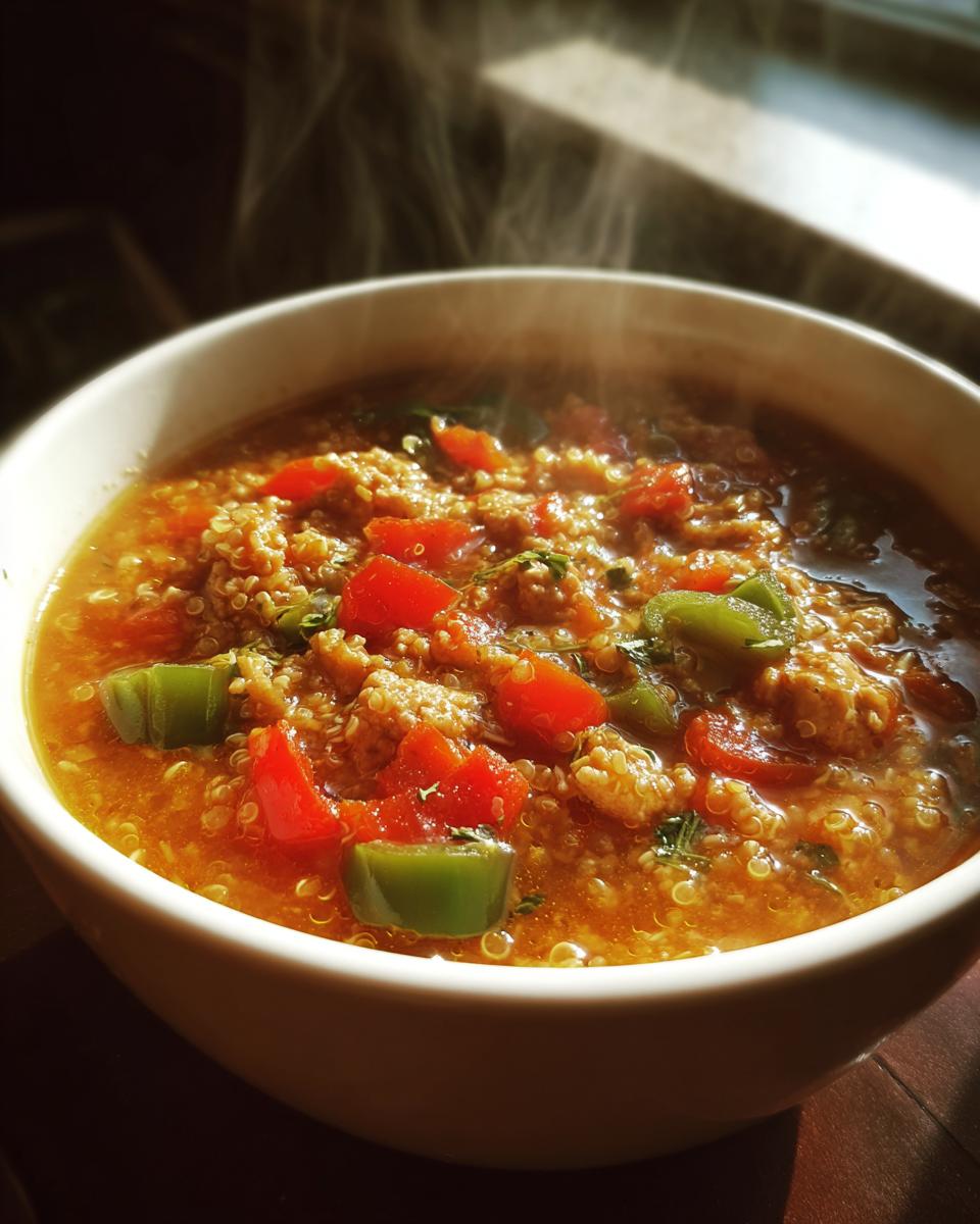 High Protein Stuffed Pepper Soup - detail 4