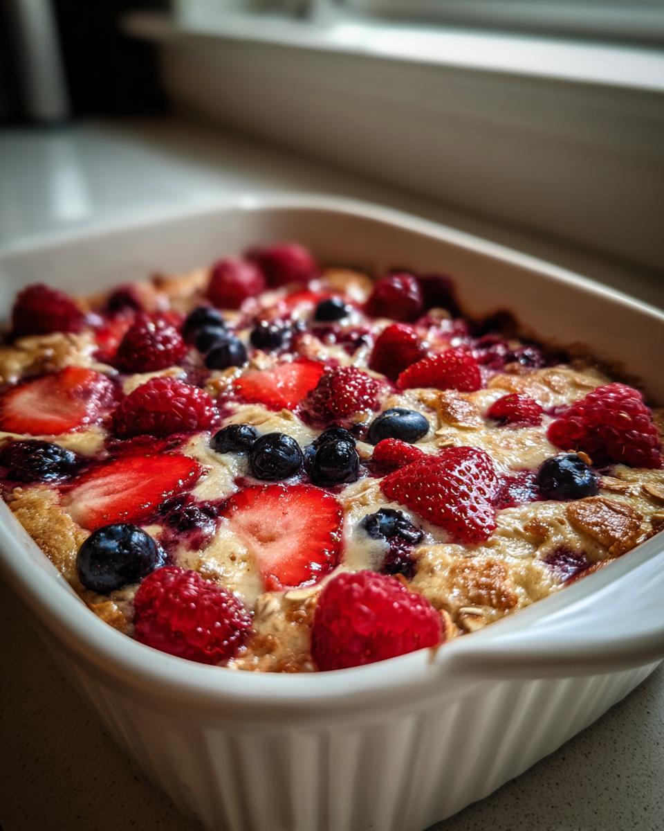 High Protein Triple Berry Bake - detail 1