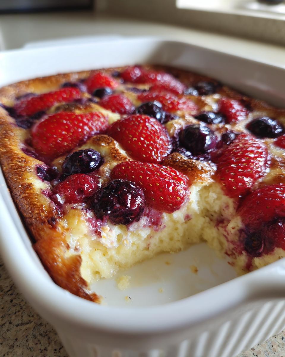 High Protein Triple Berry Bake - detail 3