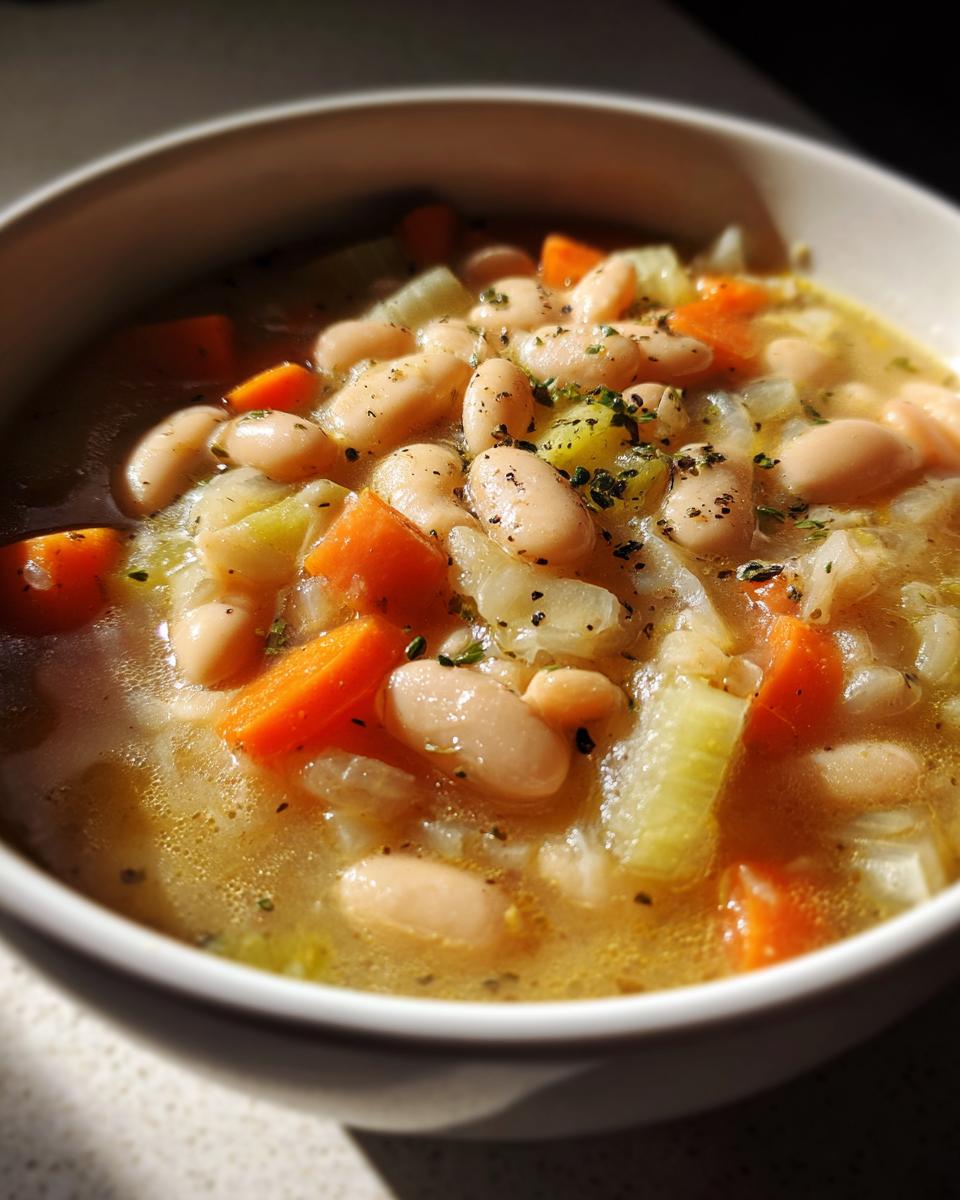 High Protein White Bean Soup - detail 1