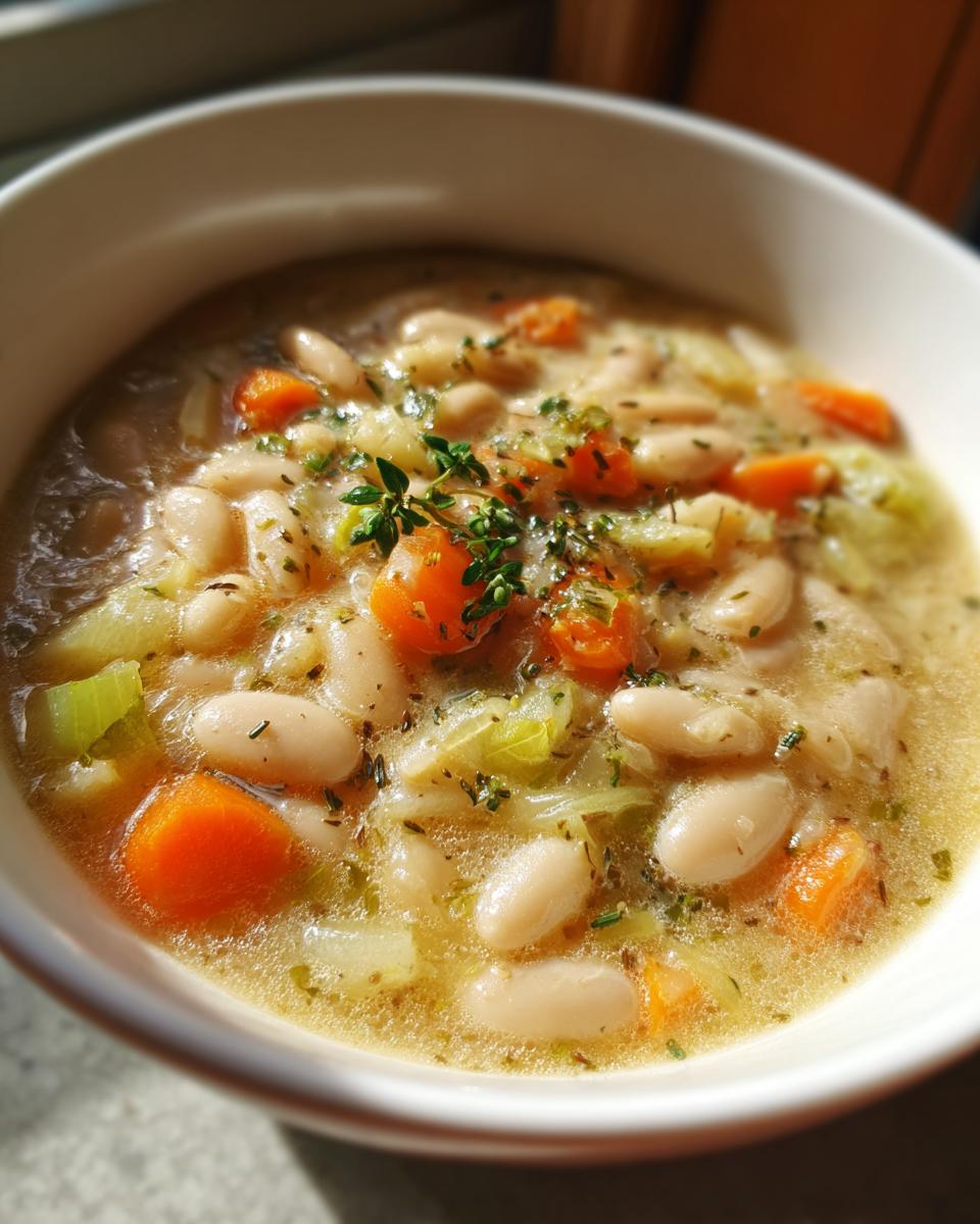 High Protein White Bean Soup - detail 3