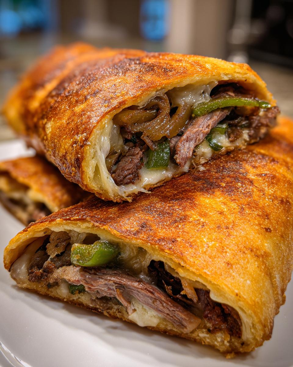 Keto Philly Cheesesteak Rolls - detail 2