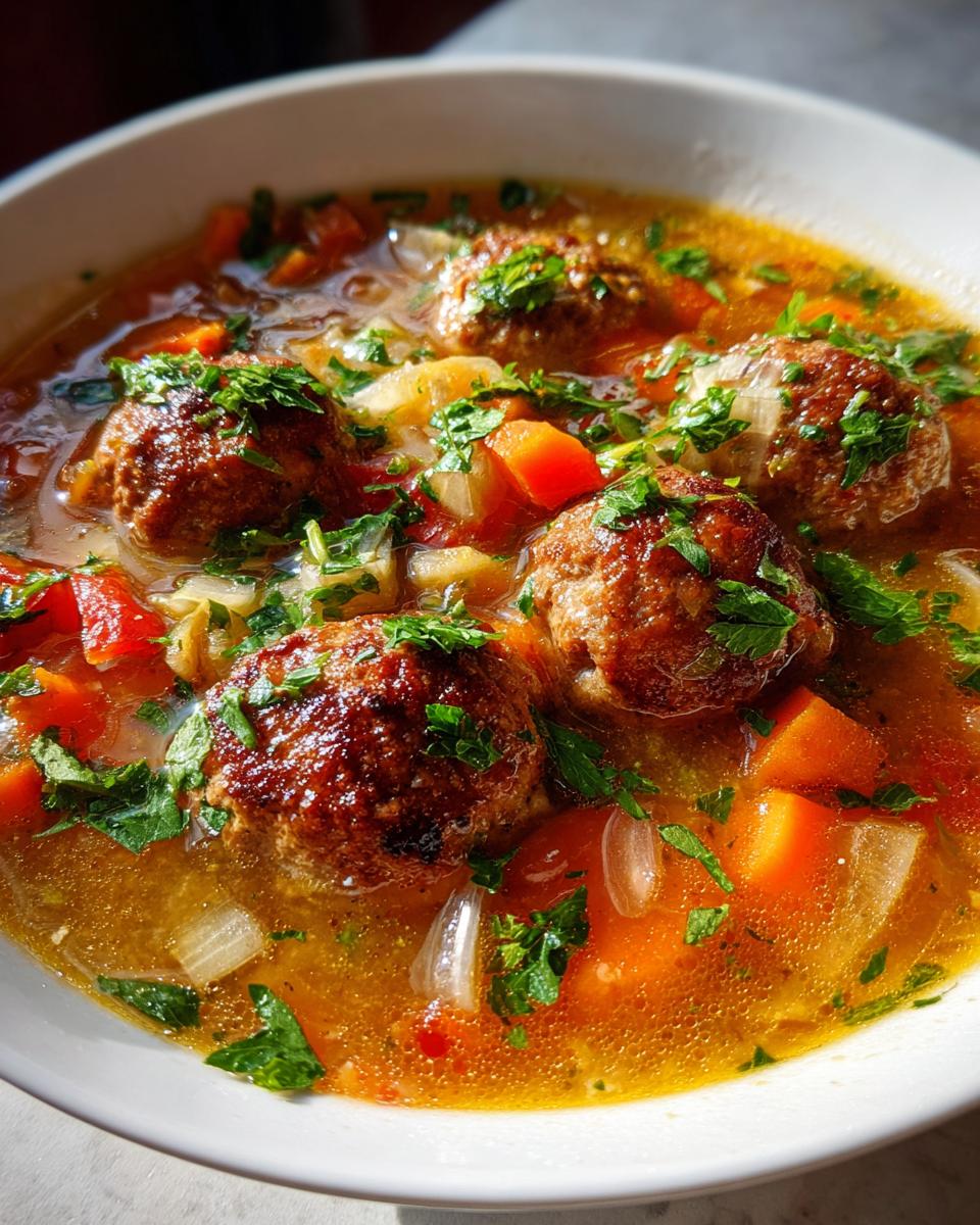 Meatball Soup Recipe - detail 2