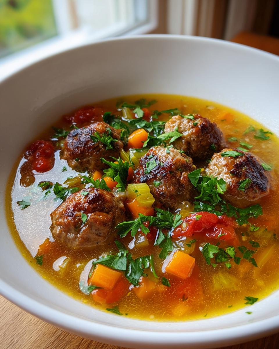 Meatball Soup Recipe - detail 4