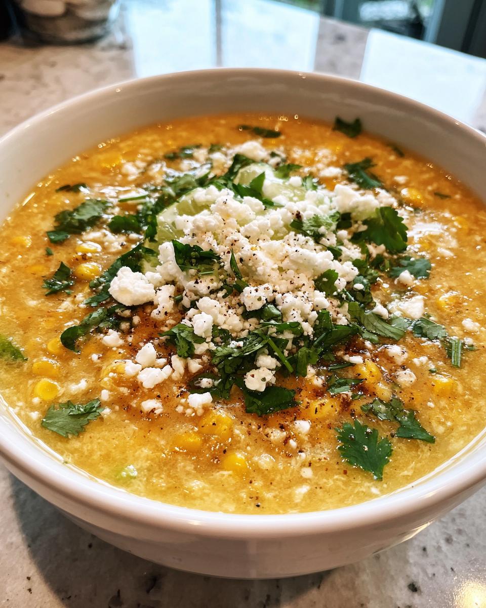Mexican Street Corn Soup Crockpot Recipe - detail 1
