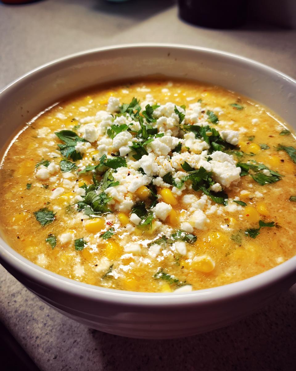 Mexican Street Corn Soup Crockpot Recipe - detail 5