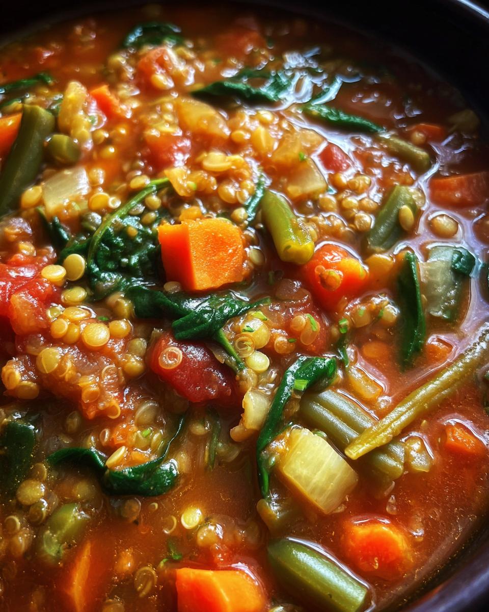 Nutritious High-Protein Vegetable Soup - detail 3