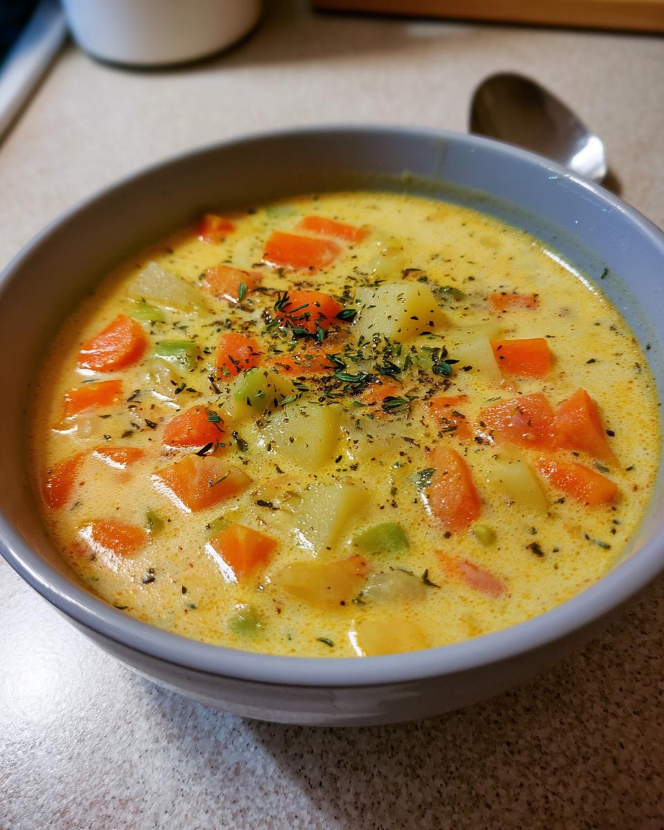 One-Pot Creamy Vegetable Soup - detail 1