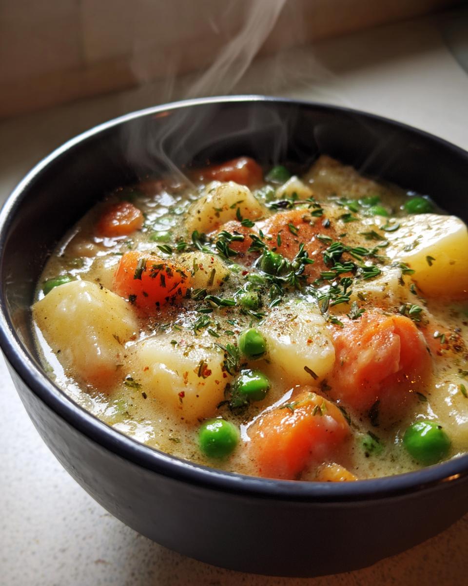 One Pot Creamy Vegetable Soup - detail 3