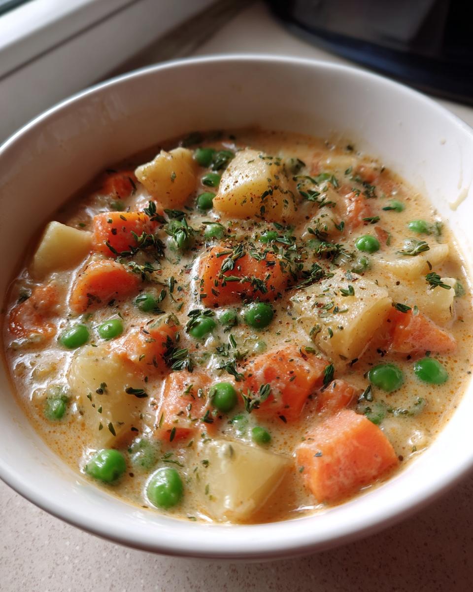 One Pot Creamy Vegetable Soup - detail 4