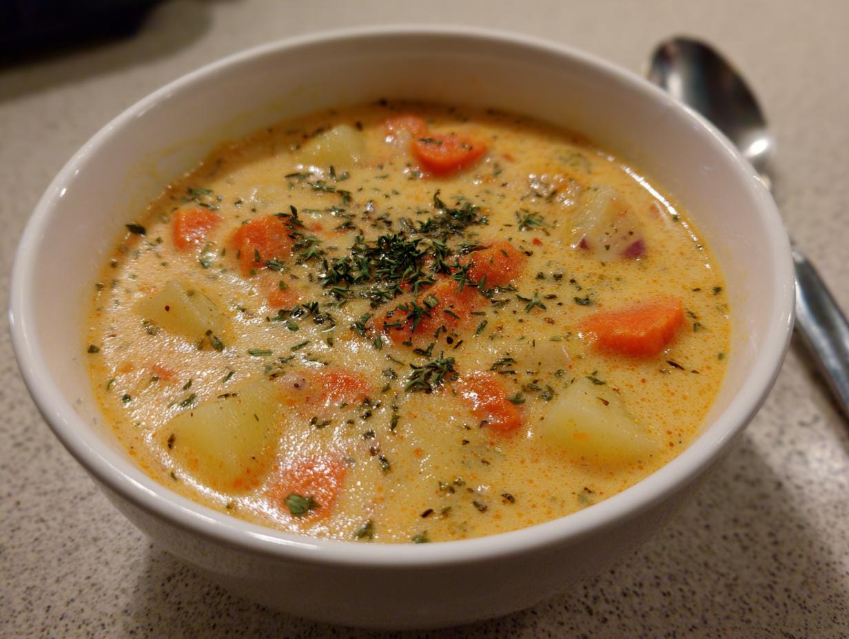 2-Ingredient One-Pot Creamy Vegetable Soup Dream (So Easy!)
