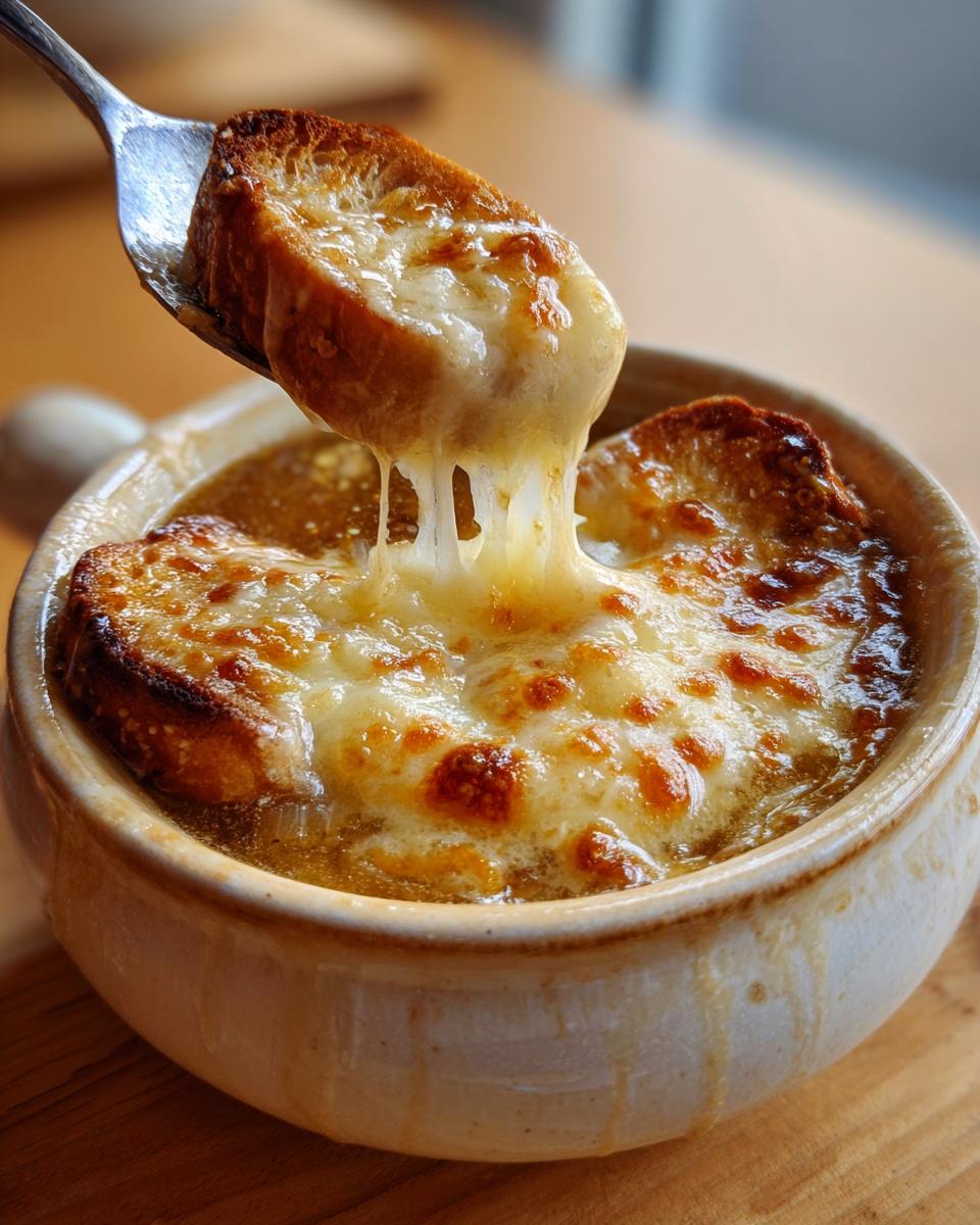 Pioneer Woman's Crockpot French Onion Soup - detail 1