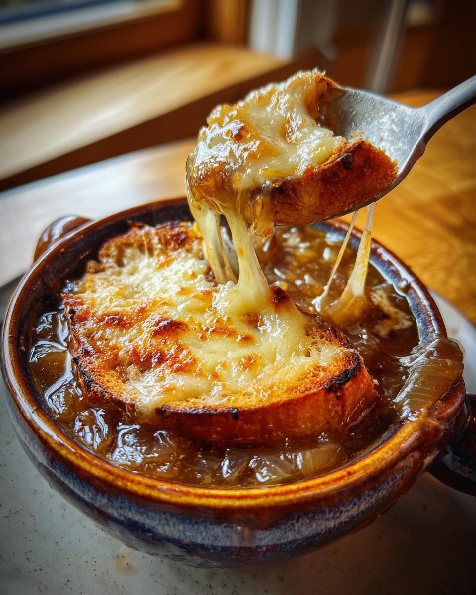 Pioneer Woman's Crockpot French Onion Soup - detail 2