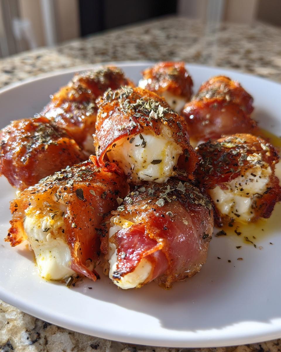 Prosciutto Wrapped Mozzarella Bites - detail 1