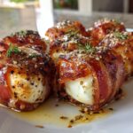 Prosciutto Wrapped Mozzarella Bites