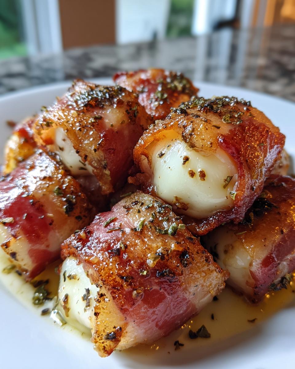 Prosciutto Wrapped Mozzarella Bites - detail 2