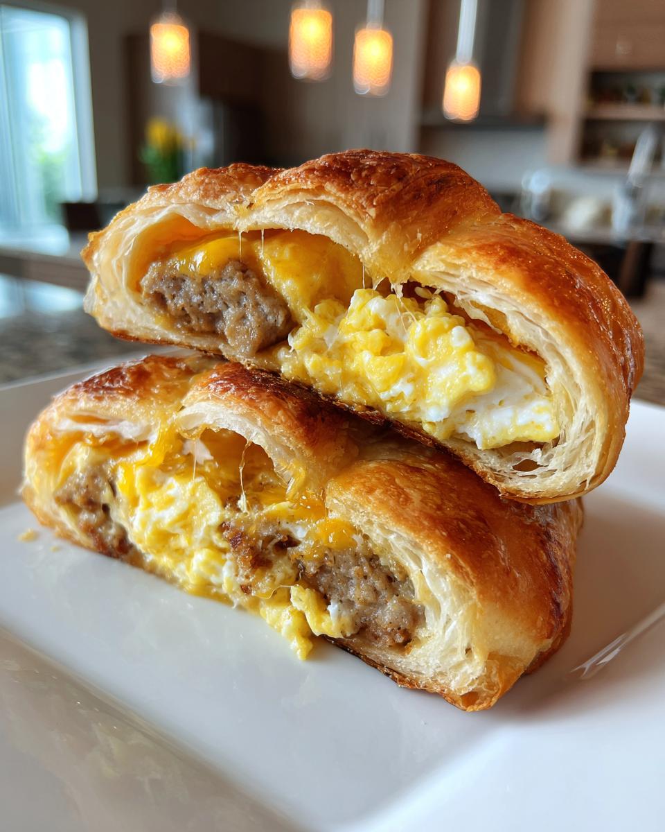 Quick & Delicious Sausage Egg Breakfast Rolls - detail 1