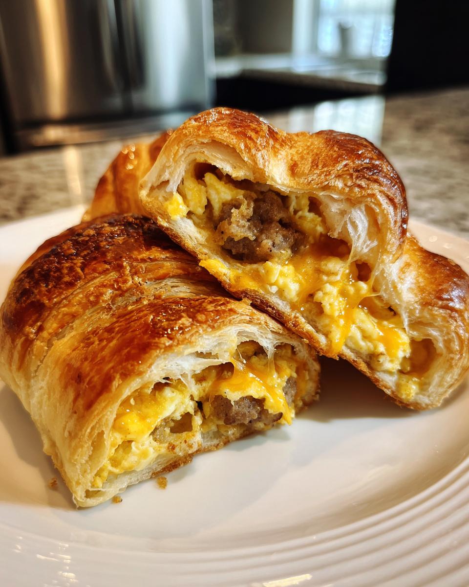 Quick & Delicious Sausage Egg Breakfast Rolls - detail 2