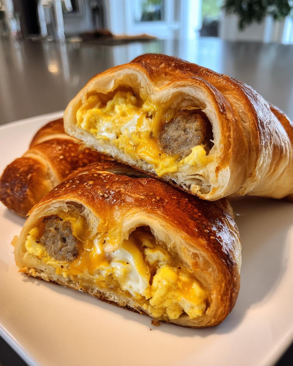 Quick & Delicious Sausage Egg Breakfast Rolls - detail 4