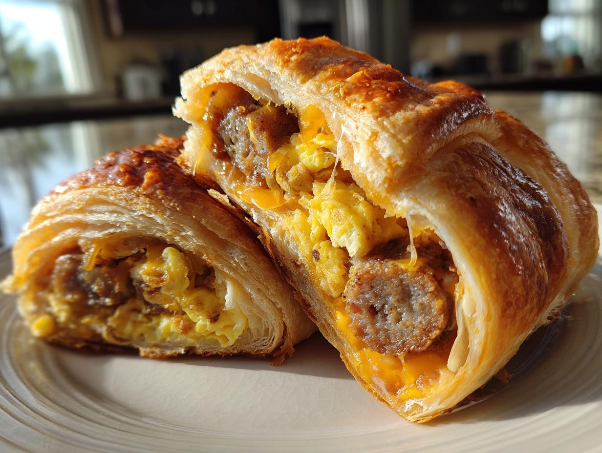 30-Minute Quick & Delicious Sausage Egg Breakfast Rolls Your Family Craves