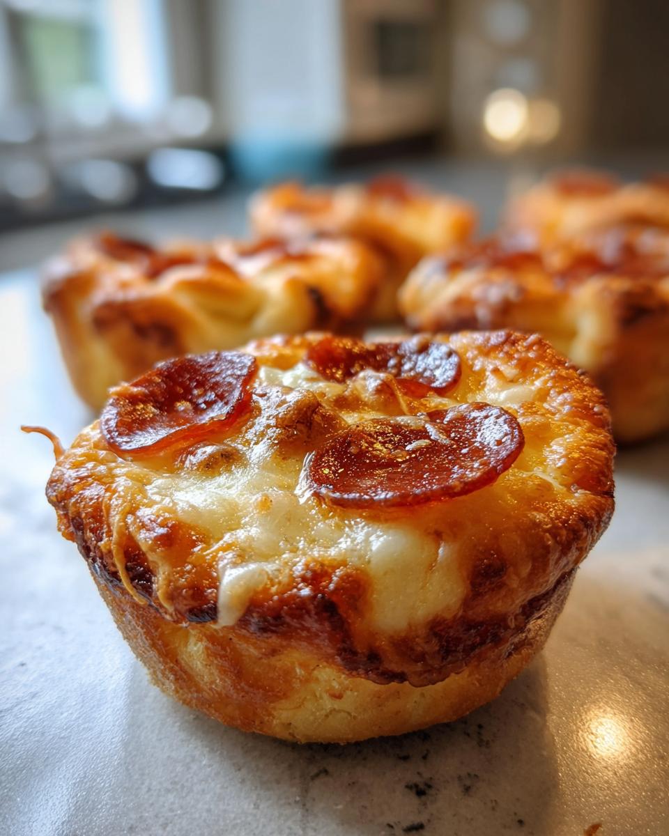 Quick & Fun Mini Deep Dish Crescent Roll Pizzas - detail 1