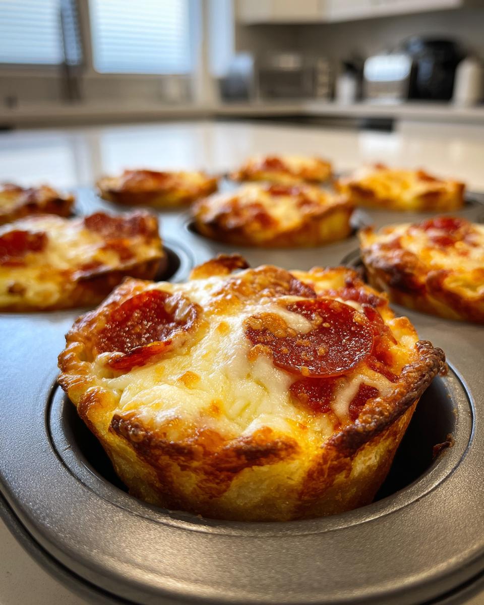 Quick & Fun Mini Deep Dish Crescent Roll Pizzas - detail 2