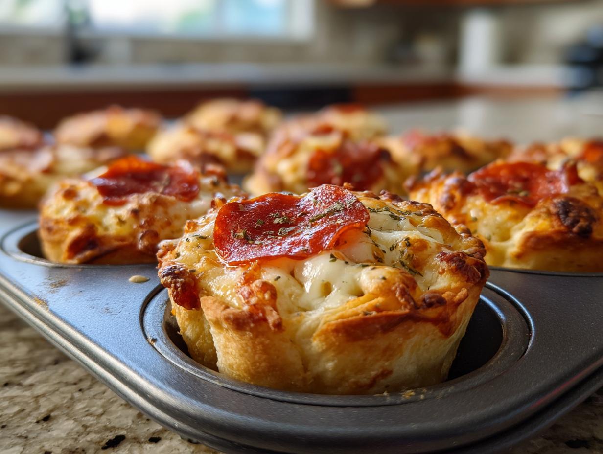 13-Minute Quick & Fun Mini Deep Dish Crescent Roll Pizzas You’ll Crave