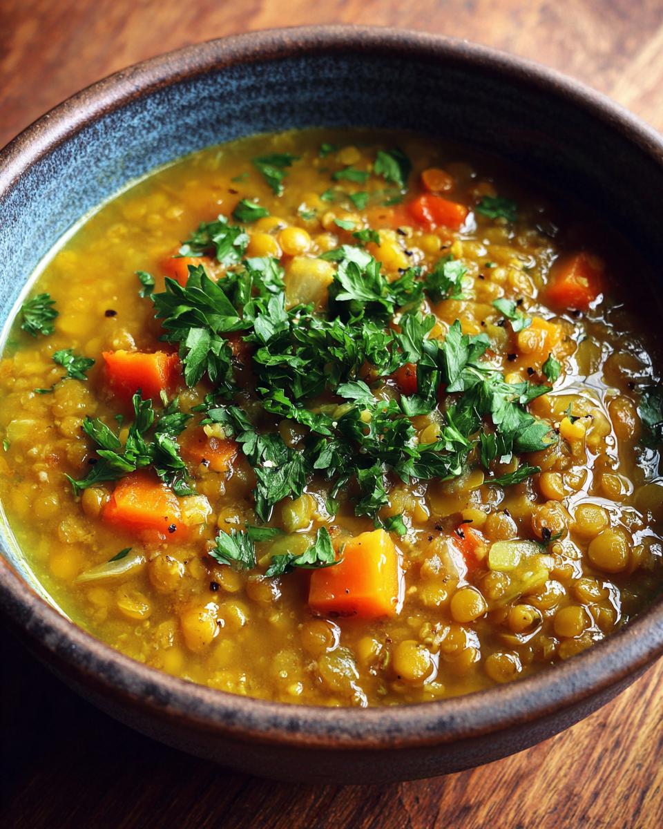 Quick and Nutritious High-Protein Lentil Soup Recipe - detail 1